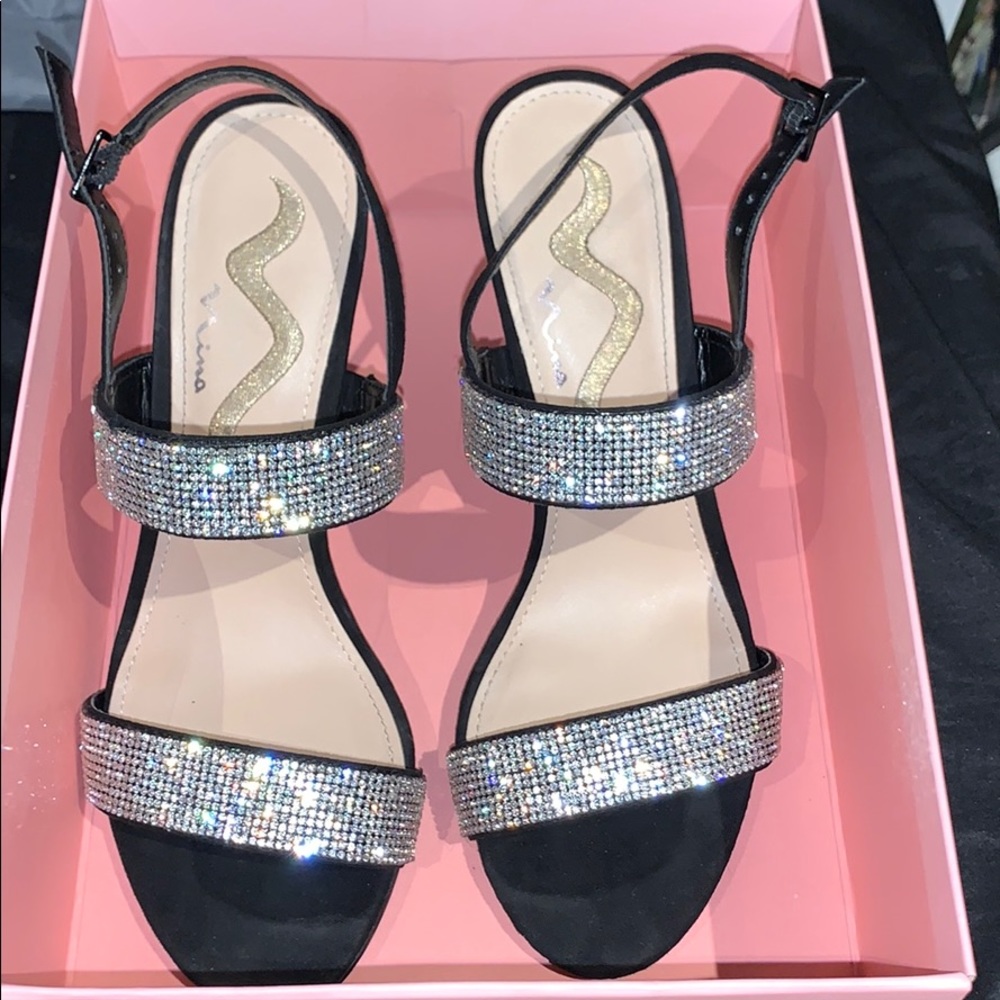 Nina Senta-FY Black Glam Suede